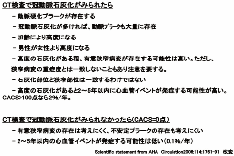 肝動脈石灰化についてのコンセンサス