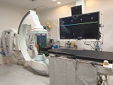 西陣病院、血管撮影装置(島津製作所製　Ｔｒｉｎｉａｓ ＣＶＳ Ｆ１２)