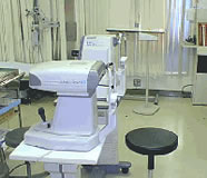 西陣病院、眼科検査室